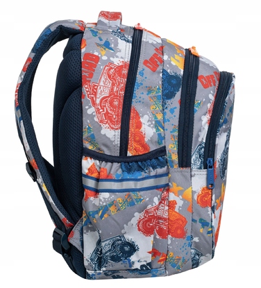 Багатовідсінковий шкільний рюкзак CoolPack, чорний, багатоколірний, 21 л