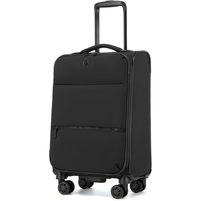 Чемодан ручної поклажі Miss Lulu 59.5 x 36.5 x 25 см, зелений, з відділенням для мокрого/сухого, на 4 колесах, для коротких поїздок та бізнесу