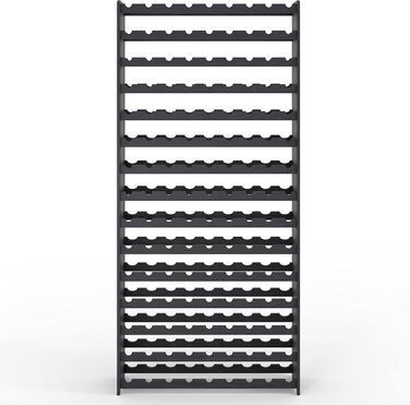 RW Series Wooden Wine Rack for Bottles, Anthracite, Brown, Natural, RW-3, 13-15 lie, for 91-135 Bottles, Wine, Bottle Rack (Anthracite, RW-3-135, 198 x 92 x 26.5, for 135 Bottles)