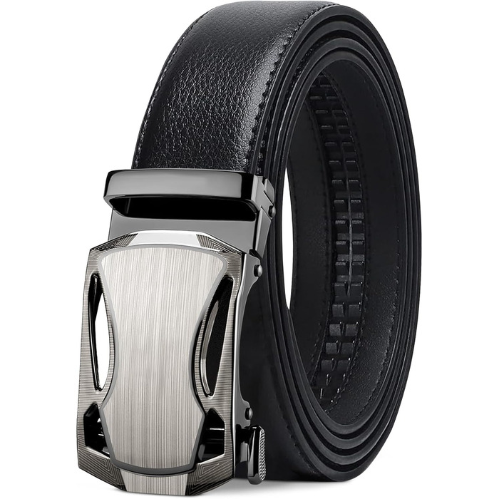 Чоловічий шкіряний ремінь LAKIDAY з автоматичною застібкою-разом, 35 мм, регульований розмір, 125 см (35'-41' талія)