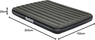 Надувний матрац Bestway Tritech Queen 203x152x25 см - для дому, відпочинку