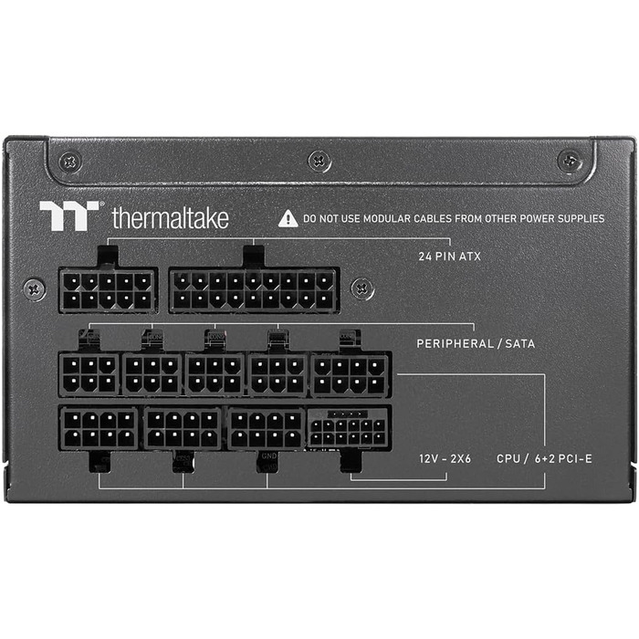 Блок живлення Thermaltake Hamburg Germanium Pro 850W, ATX 3.1, PCIe 5.1, 80 Plus White, низький рівень шуму