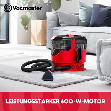 Пилосос миючий Vacmaster STMEUB01 для килимів, м'яких меблів та автомобіля 600W, 15KPA