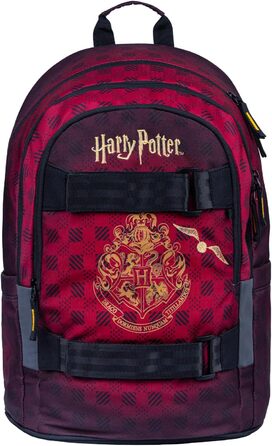 Шкільний рюкзак Baagl для хлопчиків та дівчаток-підлітків з відділенням для ноутбука та нагрудним ременем (Гаррі Поттер Гоґвортс)