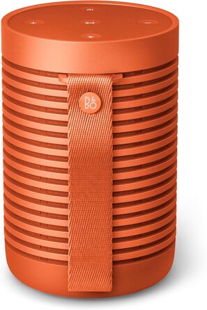 Bang & Olufsen Beosound Explore – Портативна Bluetooth колонка для дому, подорожей та активного відпочинку, 27 годин роботи, водонепроникність, 360° звук, USB-C, Чорний Антрацит (Bonfire Orange)