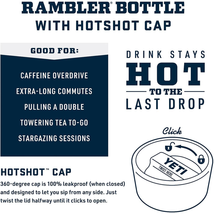 YETI Rambler Bottle with HotShot Lid, Tropical Pink, 12 oz (354 ml)