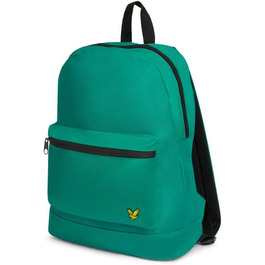 Чоловічий рюкзак Lyle & Scott 17 л, міцний матеріал, відділення для ноутбука, базовий дизайн, колір зелений