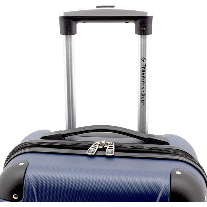Валіза Travelers Club Chicago Hardside Розширювана Spinner, 20 дюймів, Синій Navy