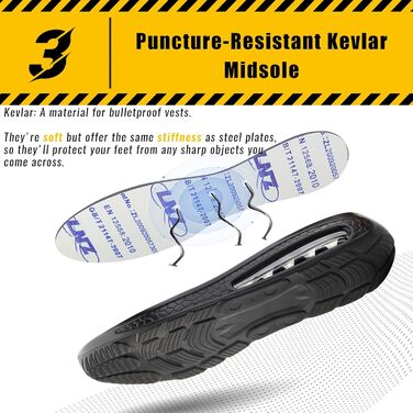 Робочі черевики Hitmars Unisex з автоматичним замиканням, розмір 36-46 (сірий, 46 EU)