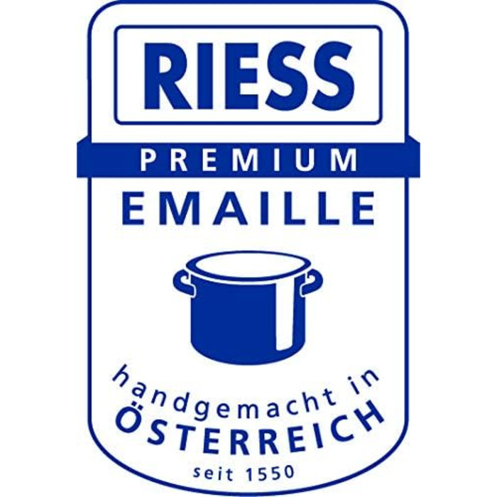 Форма для випікання хліба Riess 35 см, емальована, синя, 3,2 л