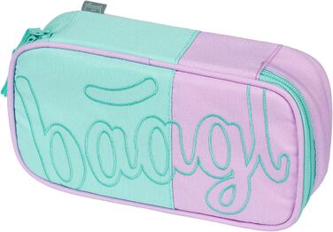 Шкільний рюкзак Baagl Set для хлопчиків та дівчаток-підлітків (5 предметів): рюкзак Skate MAX, пенал, спортивна сумка, бананка, 30 л (Sweet)