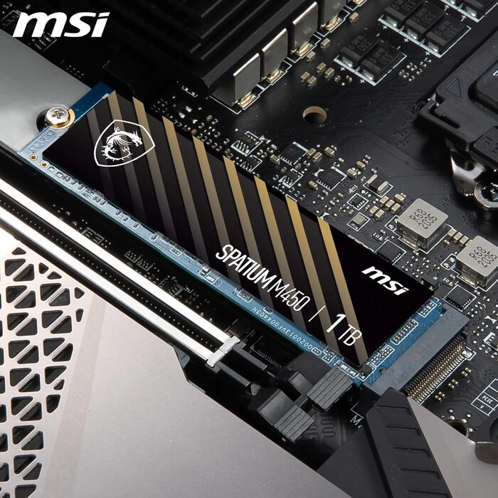 SSD MSI SPATIUM M450 1TB PCIe 4.0 NVMe M.2 - високопродуктивний накопичувач