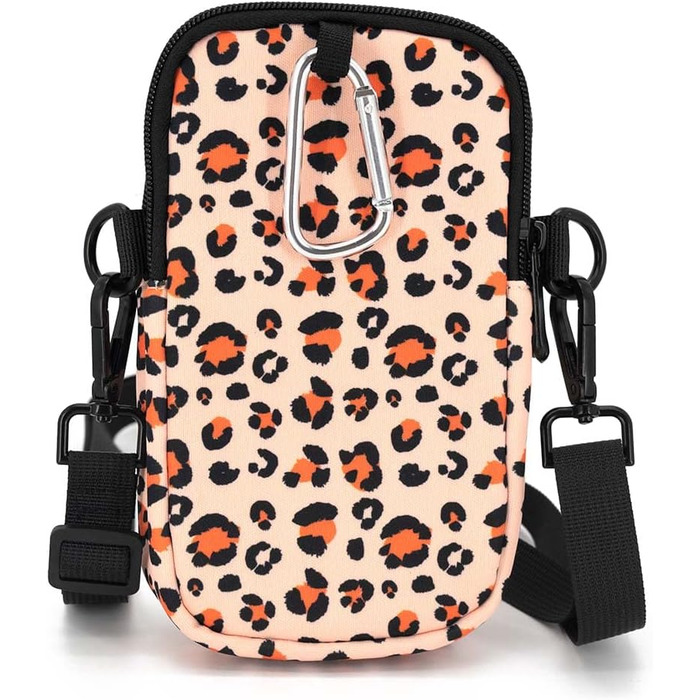 Сумка для ласощів для собак COOWONE з тримачем для відходів, поясна сумка для собак, сумка для цуценят для прогулянок, тренувань, біла/рожева Leopard 2.0