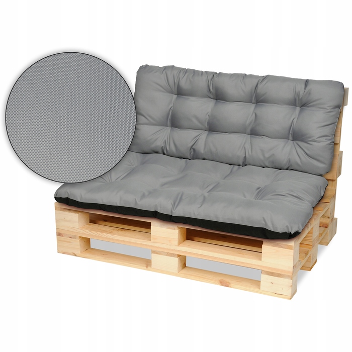 Подушка Superkissen24, 120 x 80 x 10 см, сіра