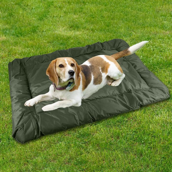 Водонепроникний килимок для собак GBKDQQ 90 x 60 см, для подорожей, миється, для собак та котів, портативний, для дому та на вулицю, кемпінг (зелений)