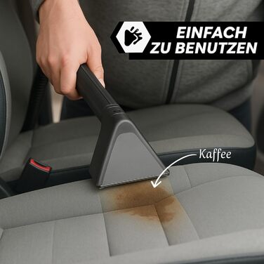 Портативний пилосос для килимів Powell Waschsauger 450W - 13kPA, для килимів, диванів, меблів, авто