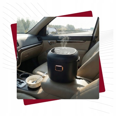 Автомобільна мультиварка-рисоварка 2л, туристична плита 12В/24В для TIR та мікроавтобусів