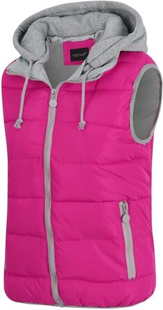 Легка зимова жилетка YOUTHUP з капюшоном для активного відпочинку та повсякденного носіння (червона, XL)