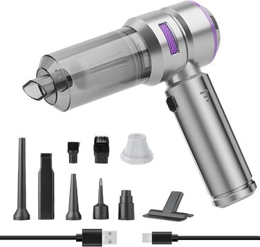 Бездротовий пилосос Higoom 4-в-1: ручний, для авто, 22000Pa, міні-пилосос, функція продування, для дому та автомобіля