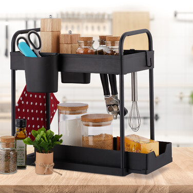 Relaxdays Extendable Under Sink Shelf