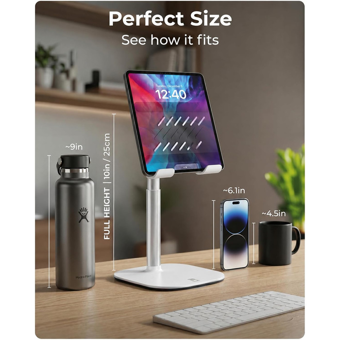Тримач-підставка для планшета COOPER Tablet Holder Stand, чорний (Frost White)
