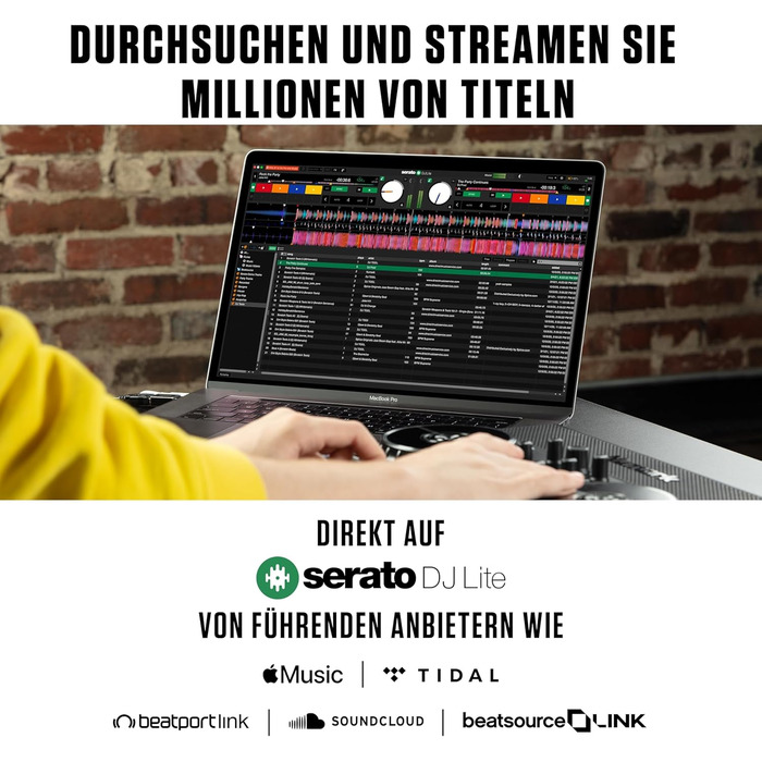 DJ контролер Numark Party Mix Live з колонками, світловим шоу, 2 деками та мікшером (Serato DJ Lite)