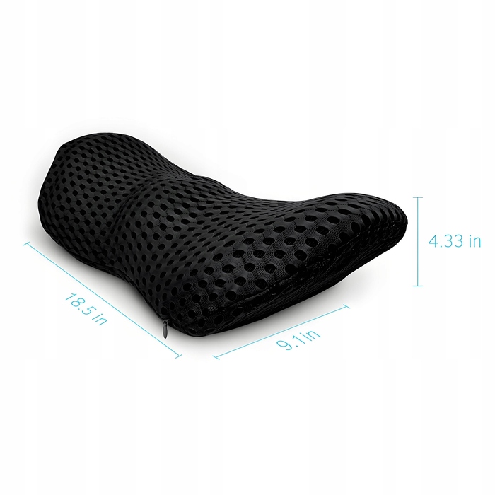 Ортопедична подушка під поперек з ефектом пам'яті (Memory Foam) для сну, авто та крісла