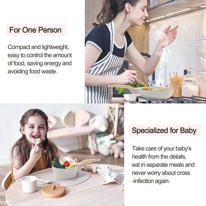 Набір посуду RIOVARM: сковороди з антипригарним покриттям (18см, 20см, 24см) та каструля з кришкою, без PFOA