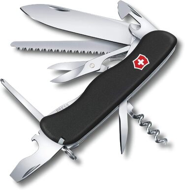 Мультитул Victorinox Outrider: Швейцарський ніж з 14 функціями, чорний