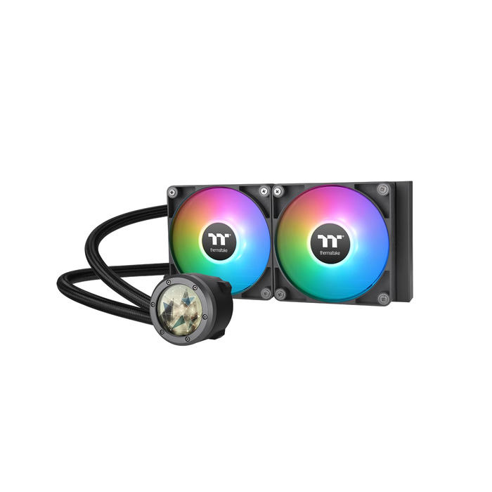 Система водяного охолодження Thermaltake TH360 V2 Sync AIO з LCD 2.1' (480x480), 3x 120mm ARGB вентилятори, сумісна з Intel LGA1851/1700 та AMD AM5/AM4, чорний колір