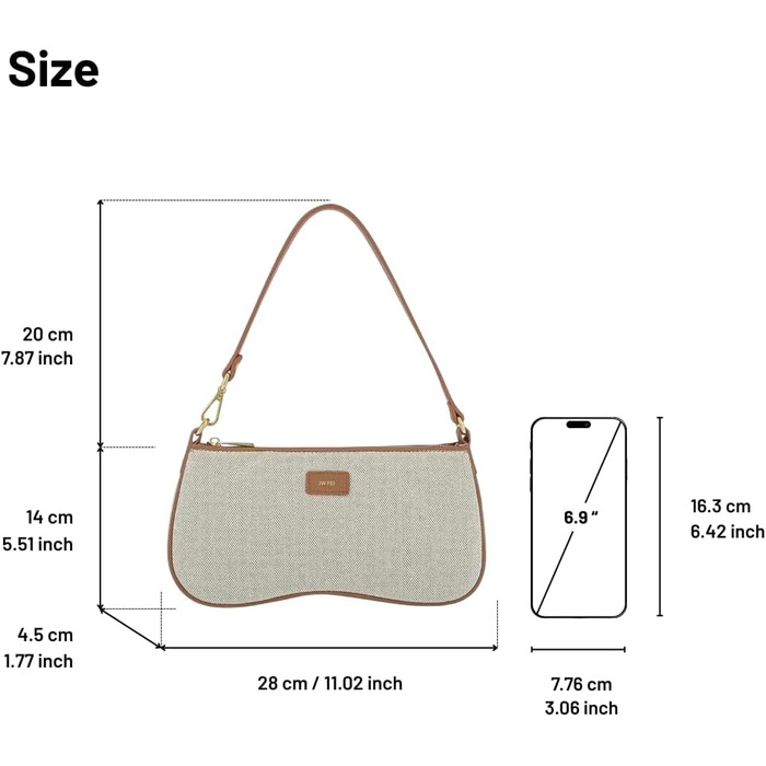Сумка жіноча JW PEI Eva через плече бежева з полотна