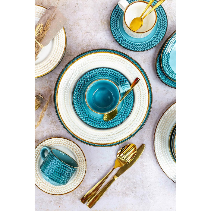 MÄSER Serie Prospero: 8-Piece Premium Porzellan Set для 4 осіб (кавовий сервіс)