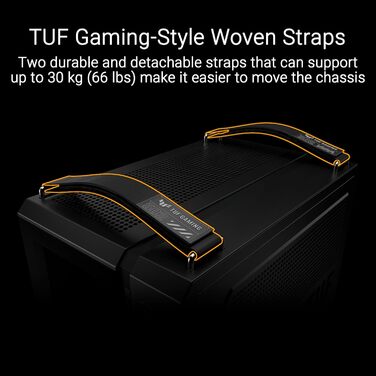 Корпус для ПК ASUS TUF GAMING GT502 Horizon TG ARGB Black - двокамерний, з 4 RGB вентиляторами, USB Type-C, чорний