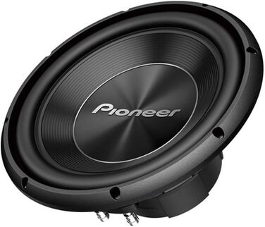Сабвуфер Pioneer TS-A300D4 30 см, 1500 Вт, подвійна котушка, IMPP мембрана, для корпусного встановлення, 2x4 Ом, чорний