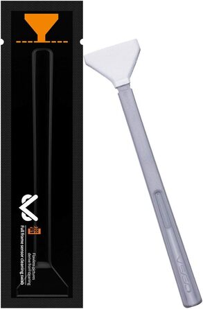 Набір для чищення сенсора камери VSGO (12 шт.) з розчином 10 мл, сухими стікерами для CCD/CMOS, для Nikon, Sony, 24 мм