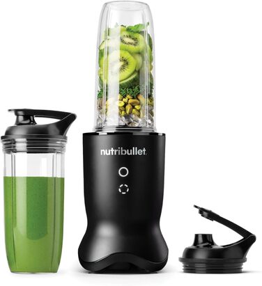Nutribullet Ultra NB1206MB: Електричний блендер для смузі з Tritan-контейнером, 1200W, сірий