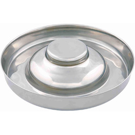 Миска для цуценят Trixie, нержавіюча сталь, 4 л, діаметр 38 см