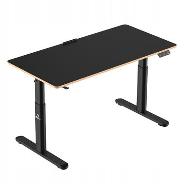 Ігровий стіл Ultradesk Pulsar 120 см, чорний, з електричним регулюванням висоти