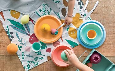 Дитячий столовий набір Alessi Giro Kids UNS06S3 з нержавіючої сталі 18/10 (вилка, ніж, ложка), сірий