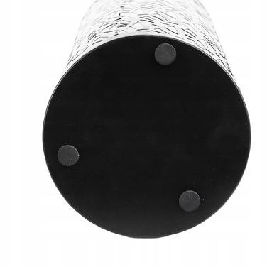 Підставка для парасольок з піддоном для передпокою та холу, чорна, ажурна