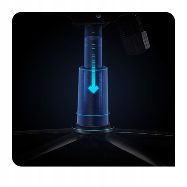 Ігрове крісло Diablo Chairs X-Player 2.0, тканина, чорно-сіре