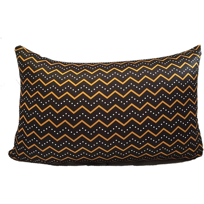 Прямокутна антистресова подушка COVERBAGBCN для шиї, мікроперли, Lycra, 36x25 см, зигзаг, машинне прання