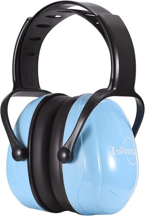 Навушники для захисту вух для малюків 0-2 роки - шумозахисні навушники для літака, сну та повсякденного використання | Регульовані, м'які та легкі для новонароджених та малюків, (дитячий блакитний)