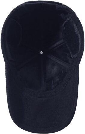 Кепка YAMEE для чоловіків, зимова бейсболка з відкидним навушником, тепла шапка-кепка, універсальний розмір (2361*ДНК)