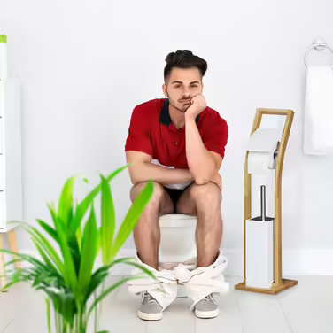 Relaxdays Toilet Set Bamboo