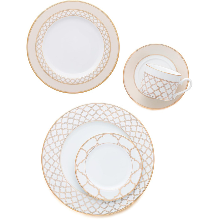 Посуд Noritake Eternal Palace Gold на 8 осіб, 40 предметів - золотий сервіз