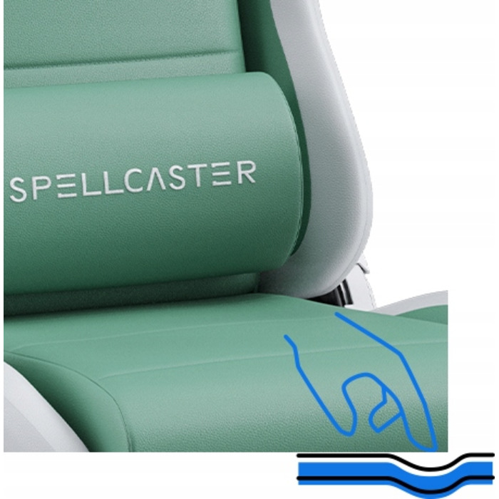 Ігрове крісло Sense7 Spellcaster Fuku, штучна шкіра ПУ