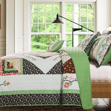 Комплект постільної білизни King Size BEDIFANY Farmhouse: м'який пуховик (98 x 106 дюймів), 3 шт. для будь-якої пори року