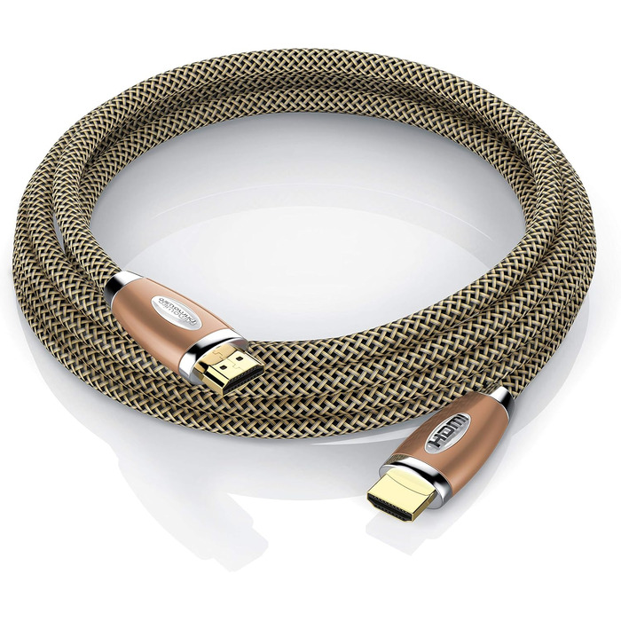 HDMI кабель 2.1 Premium 8K UHD II 3.0m - CSL з екрануванням, Ethernet, 3D ARC CEC, підтримка 8K