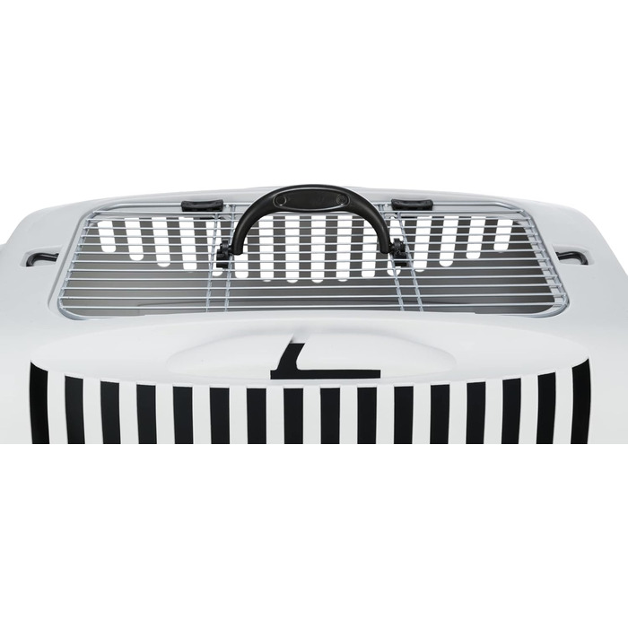 Тріксі переносна клітка Capri Open Top, сіра, розмір S (40x38x61 см), 1 шт.